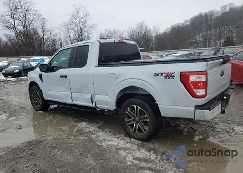 2022 Ford F150 Super Cab из США, поврежденный, VIN 1FTEX1EP5NKD35795